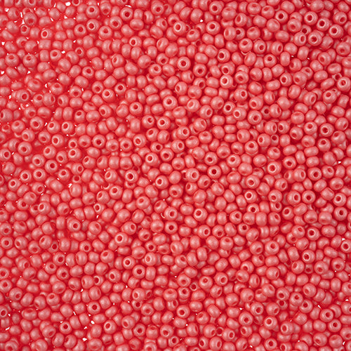 10/0 -Czech Seed Beads PermaLux Dyed Chalk Pink