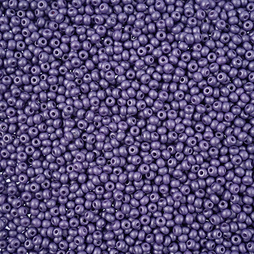 10/0 -Czech Seed Beads PermaLux Dyed Chalk Lavender