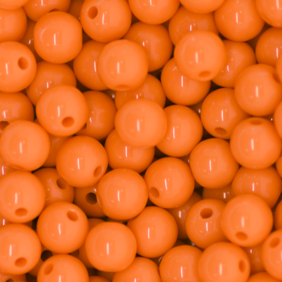 Plastic Beads Bulk Bag, Round Opaque , 10mm, Sold Per pkg of Approx 350, Available in Multiple Colours