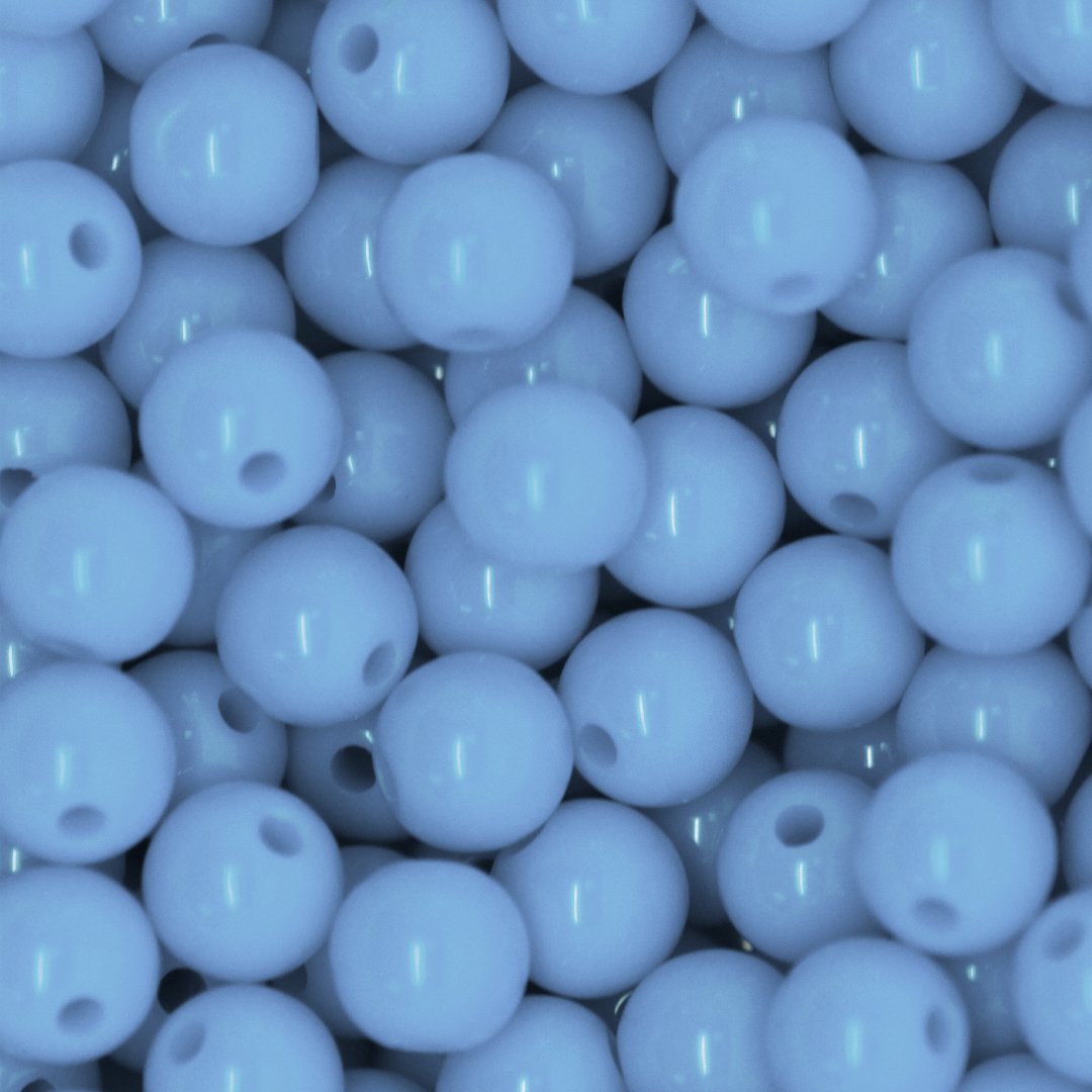 Plastic Beads Bulk Bag, Round Opaque , 10mm, Sold Per pkg of Approx 350, Available in Multiple Colours