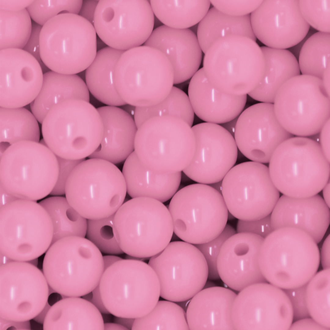 Plastic Beads Bulk Bag, Round Opaque , 10mm, Sold Per pkg of Approx 350, Available in Multiple Colours