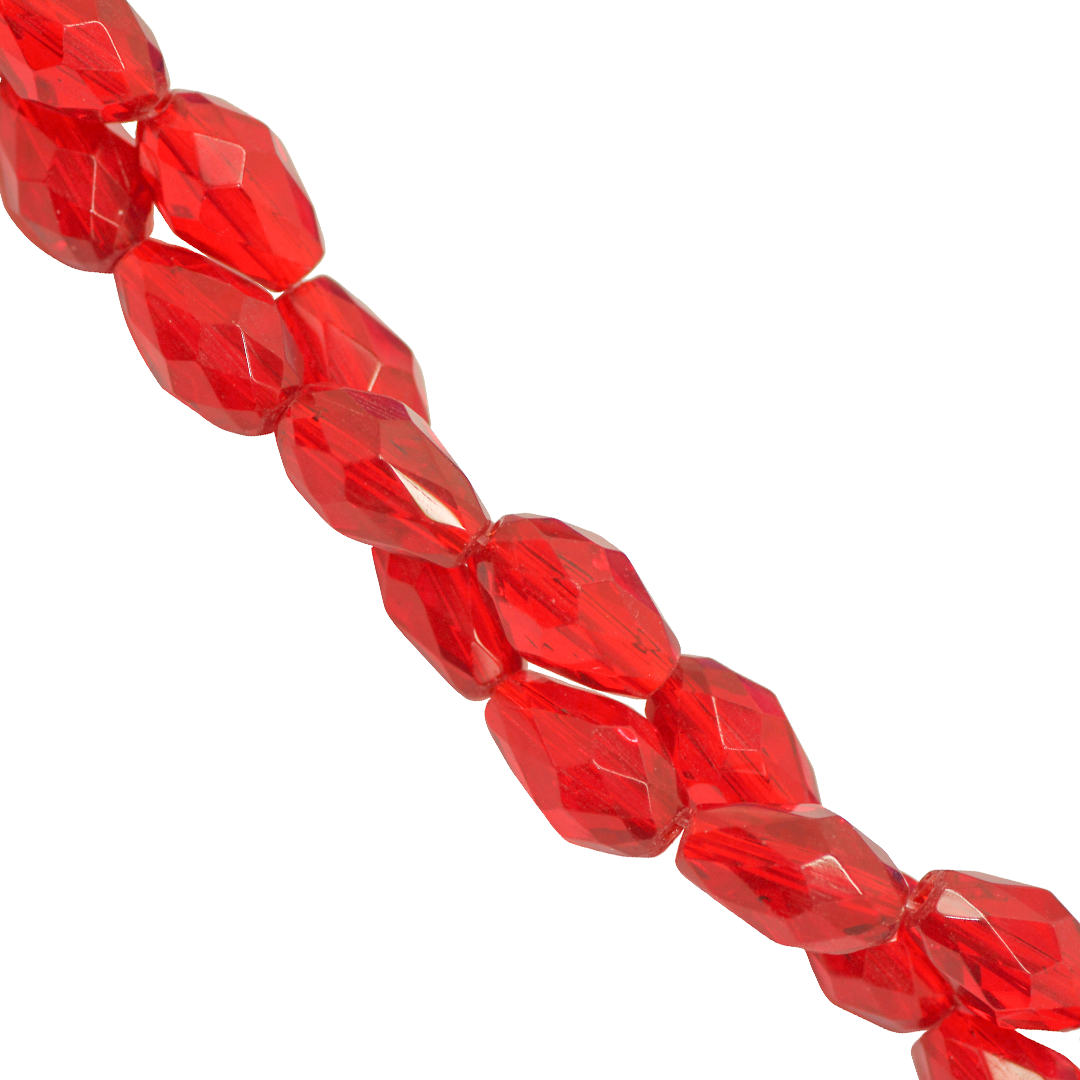 Glass Crystal Beads, Teardrop, Faceted, Available in Multiple Colours and Sizes