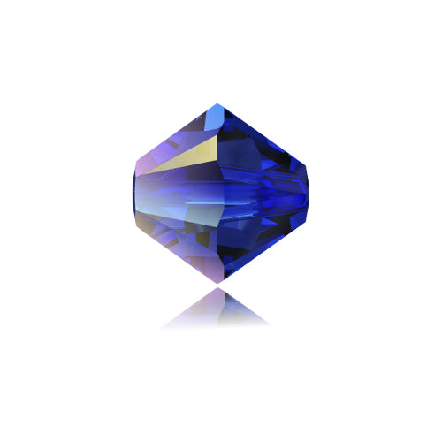 Swarovski Crystal Beads, Xilion Bicone AB (5328), 4mm, 25 pcs per bag, Available in 28 Colours