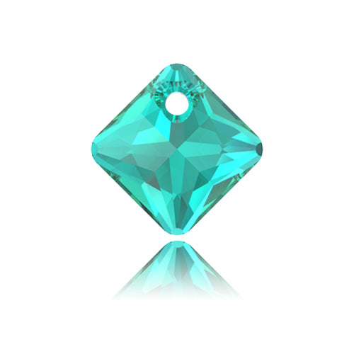 Swarovski Pendants, Princess Cut (6431), 9mm, 2 pc per bag, Available in 3 Colours