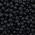 Seed Bead Bulk Bags - 6/0 - Black Matte - 447g/6,000pcs