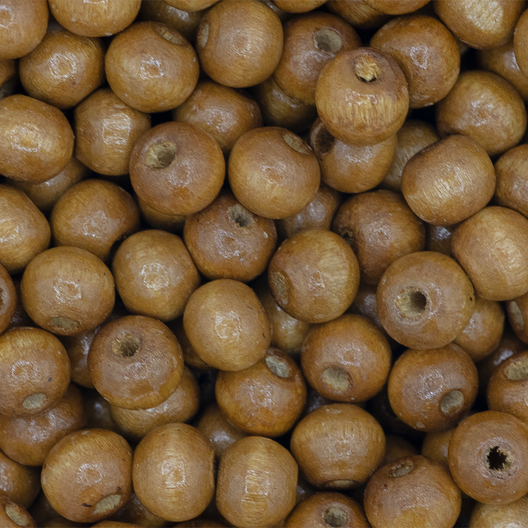 Wood Beads, 6mm, 8mm, 10mm, & 12mm Available in Various Colors