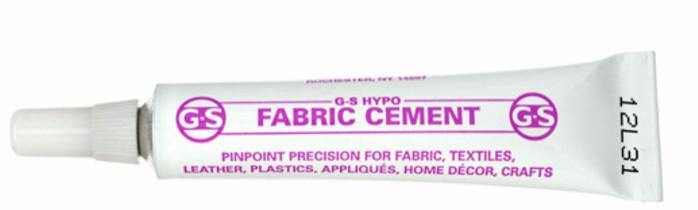 Adhesive, G-S Hypo Fabric Cement Glue. Sold per 9ml tube - Butterfly Beads