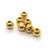 Spacers, Sphere , Alloy, Gold, 5.5mm X 6mm, Sold Per pkg of 41+ - Butterfly Beads