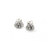 Bead Cap, Ornament Vase, Alloy, Silver, 6mm x 9mm x 9mm, Sold Per pkg of 30+ - Butterfly Beads