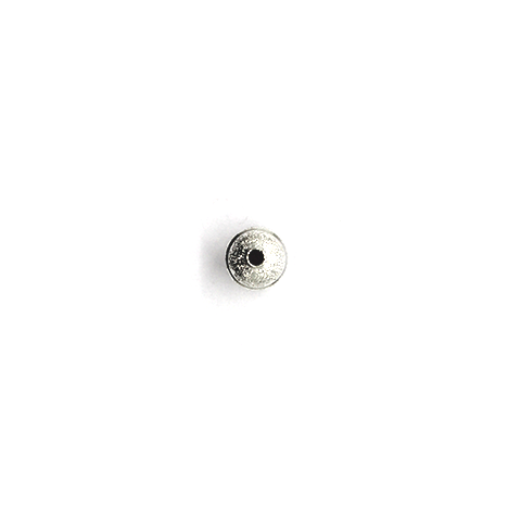 Spacers, Sphere Grated Spacer, Silver, Alloy, 8mm X 8mm, Sold Per pkg of 4 - Butterfly Beads
