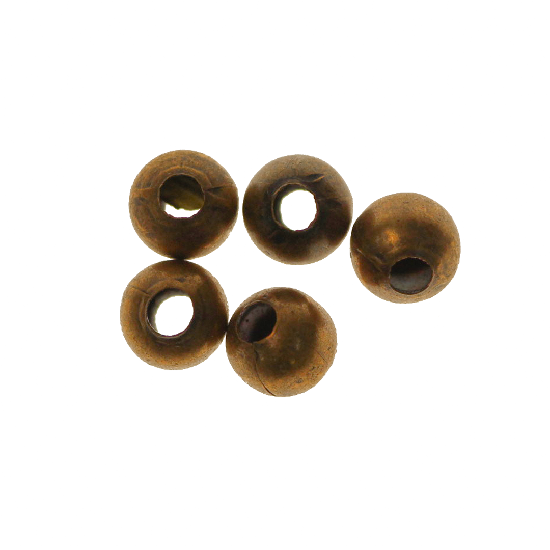 Spacers, Plain Ball Spacer, Alloy, Available in Multiple Colours and Sizes