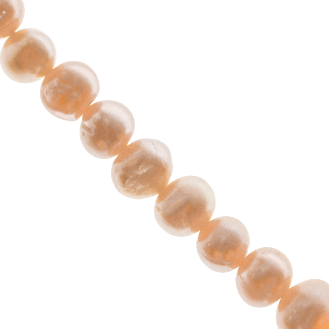 Fresh Water Pearls, Peach, Available in Multiple Sizes