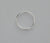 Closed Rings, Sterling Silver, 7mm x 0.7mm, Sold Per pkg of 2