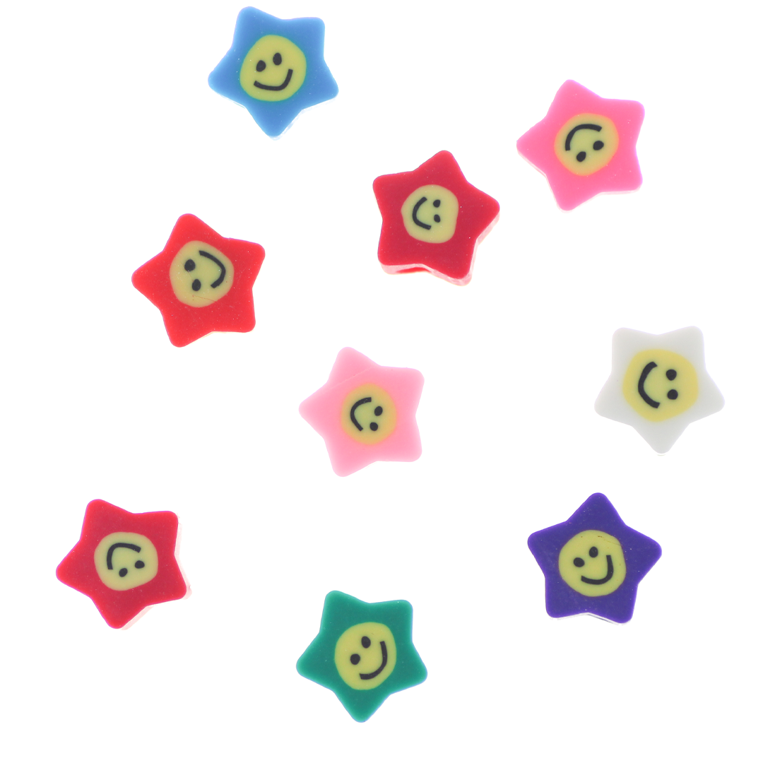 Polymer Clay Beads, Approx 8-10mm, Available in Multiple Styles