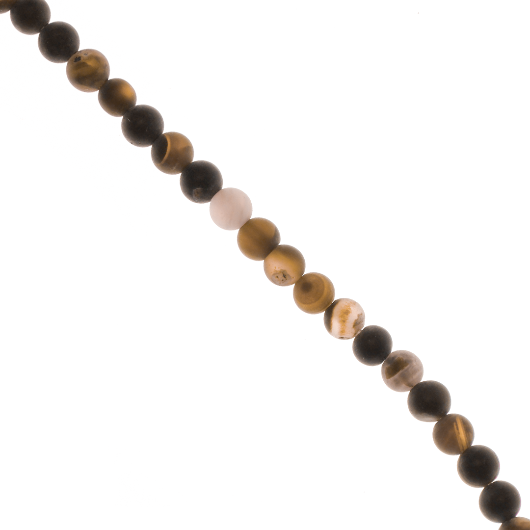 Matte Banded Agate, Semi-Precious Stone, Available in 5 Sizes and 9 Colours