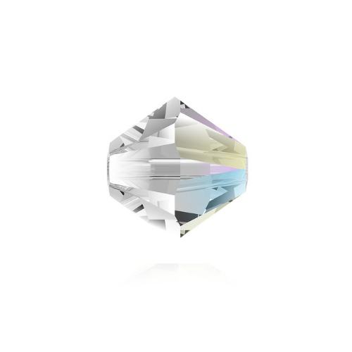 Swarovski Crystal Beads, Xilion Bicone AB (5328), 6mm, 15 pcs per bag, Available in 28 Colours