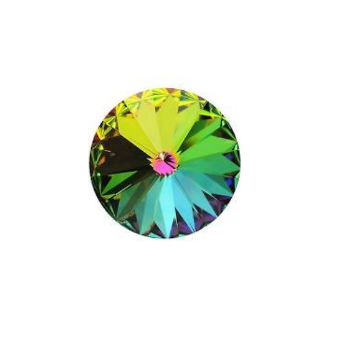 Swarovski Stones, Rivoli (1122), 14mm, Foiled or Solid Backing, 1 pair per bag, Available in 20 Colours