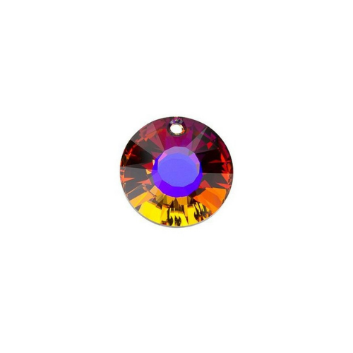 Swarovski Pendants, Sun Pendant (6724), 12mm, 2 pcs per bag, Available in 8 Colours