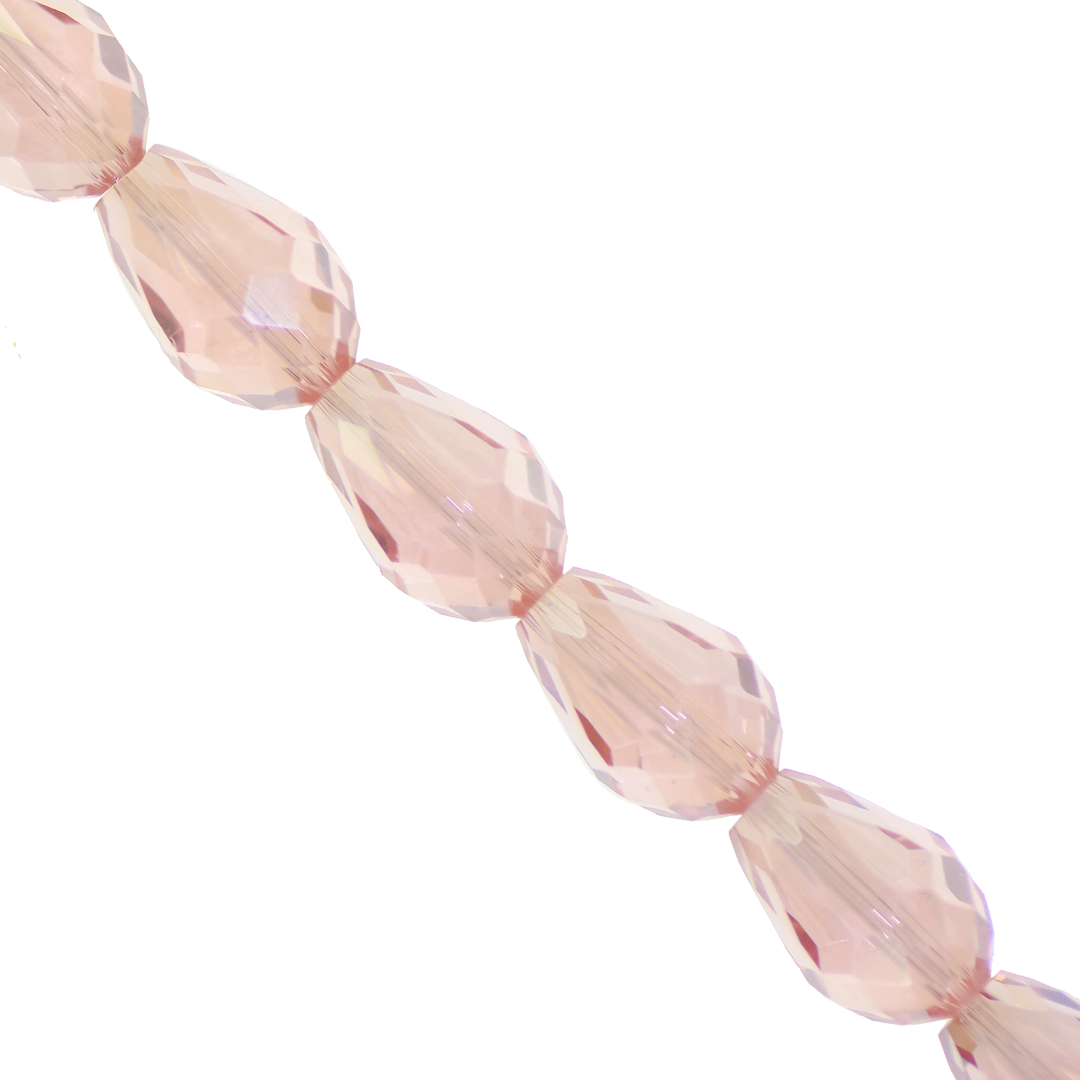 Glass Crystal Beads, Teardrop, Faceted, Available in Multiple Colours and Sizes