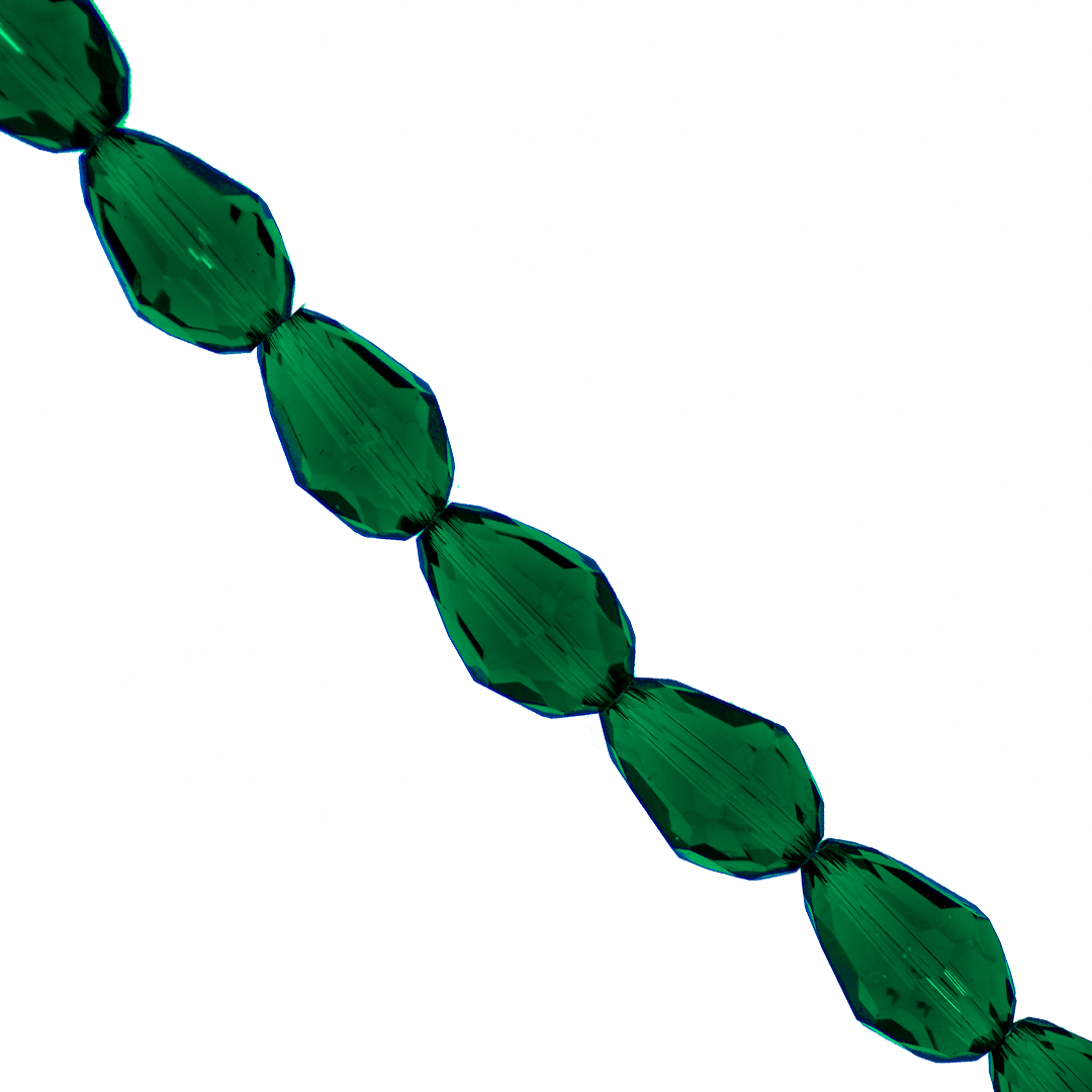 Glass Crystal Beads, Teardrop, Faceted, Available in Multiple Colours and Sizes