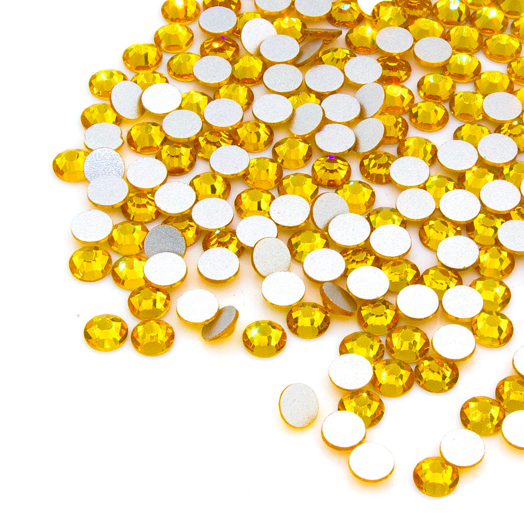 Rhinestone Flatbacks Bulk, Crystal, SS20, 4.8mm, approx. 1,440pcs/bag, Available in 25 Colors