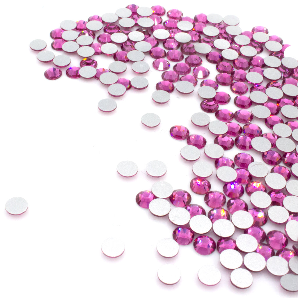 Rhinestone Flatbacks Bulk, Crystal, SS12, 3.2mm, approx. 1440pcs/bag, Available in 25 Colors