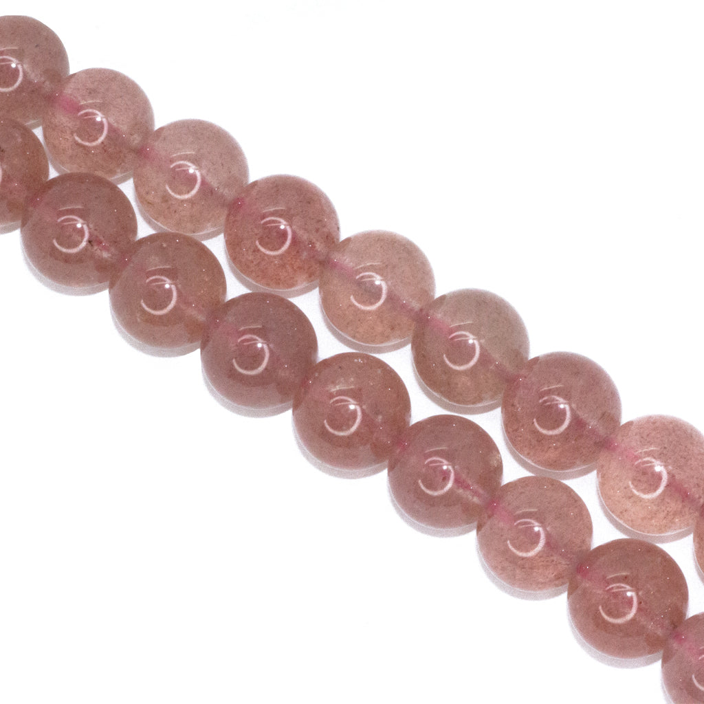 Dark Strawberry Quartz, Semi-Precious Stone, Available in Multiple Sizes