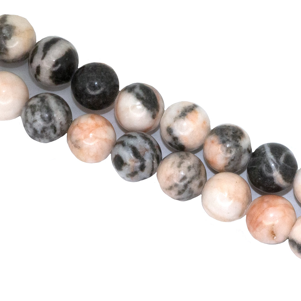 Pink Zebra Jasper, Semi-Precious Stone, Available in Multiple Sizes