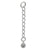 Chain Extender, Sterling Silver,  1 inch - 1pc