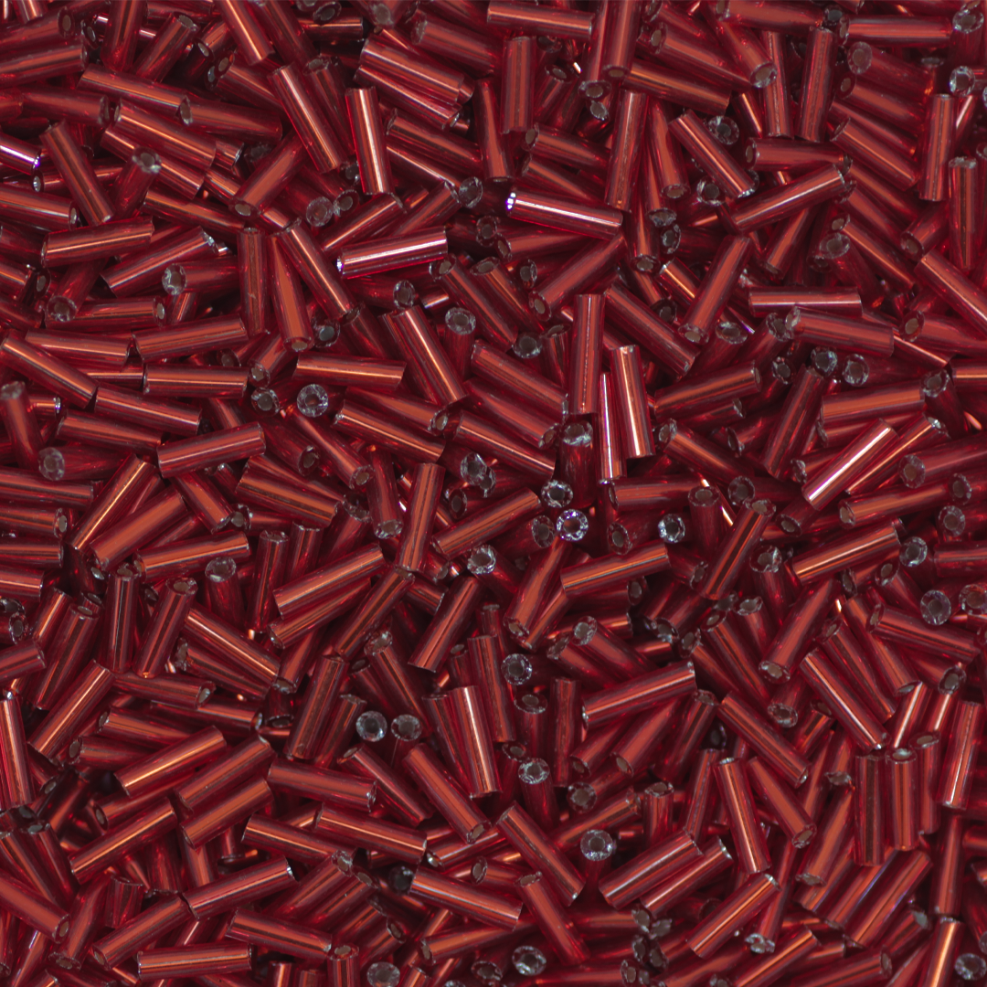 Seed Bead Bulk Bag, Bugle, Size #3, Approx 200 grams/bag, Available in Multiple Colours