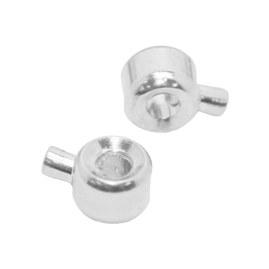 Crimps, Bead, Brass, 4.5mm x 3mm, Sold Per pkg of Approx 20, Available in 2 Colours