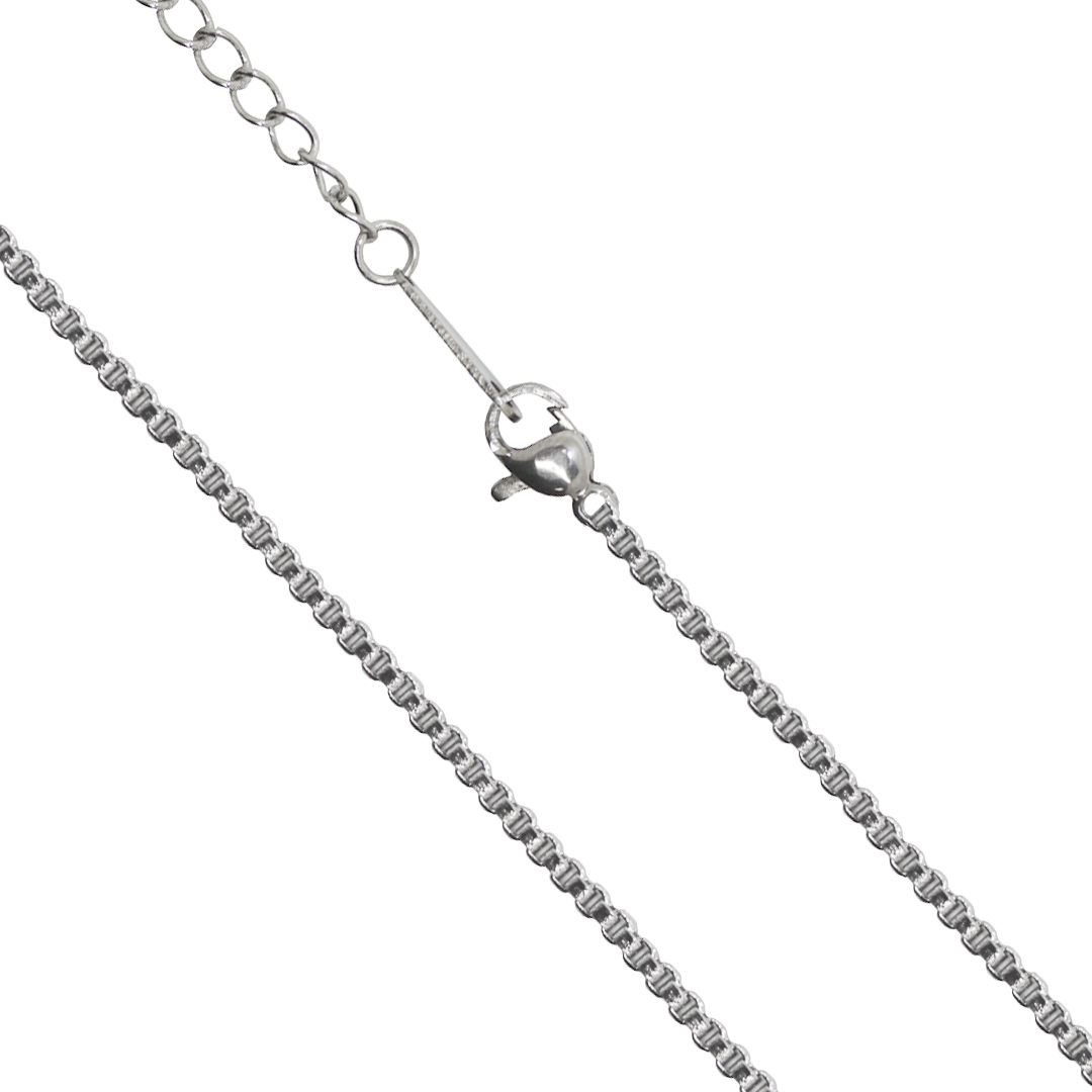 Chains, Box Chain, Stainless Steel, 18 inches, Sold Per pkg of 12