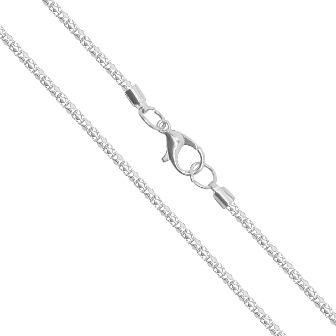 Chains, Round Box, Alloy, 17.5 inches, Sold Per pkg of 12, Available in 4 Colours