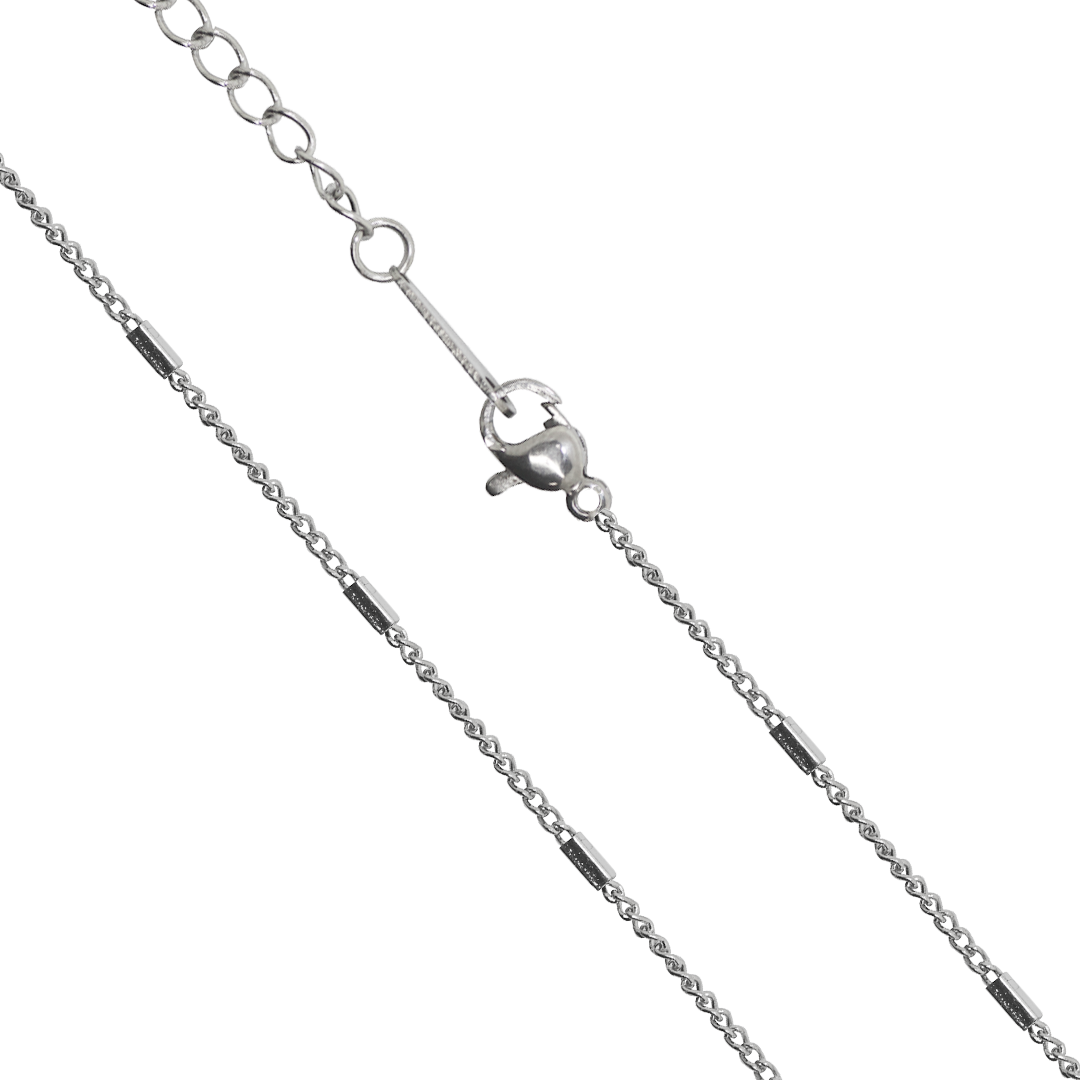 Chains, Sequin Chain, Stainless Steel, 18 inches, Sold Per pkg of 12