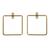 Earring, Component, 14K Gold Filled, 23.5mm x 20.5mm - 1 pair
