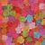 Plastic Beads Bulk Bag, Flower, Transparent, Mixed Colours, 11.5mm x 7.5mm, Sold Per pkg of Approx 450