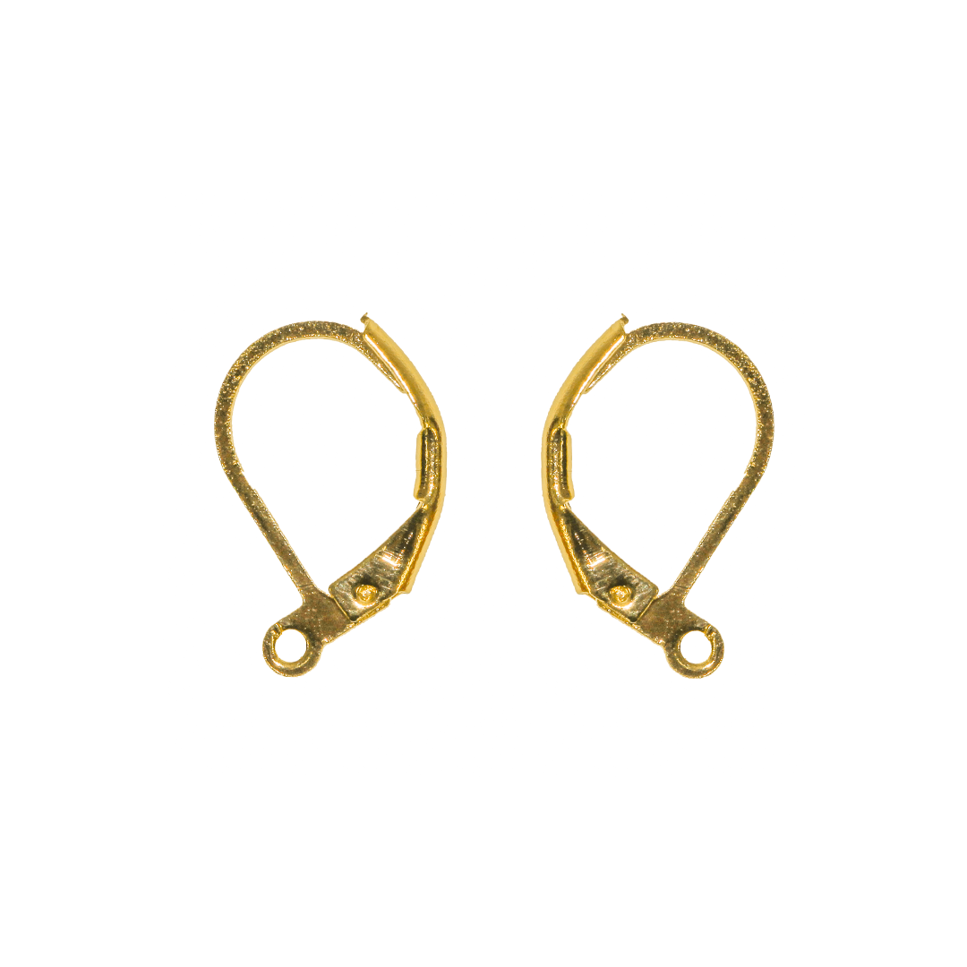 Earrings, Leverback Earrings, Alloy, 12.5mm x 9.5mm, Sold Per pkg of 20, Available in Multiple Colours