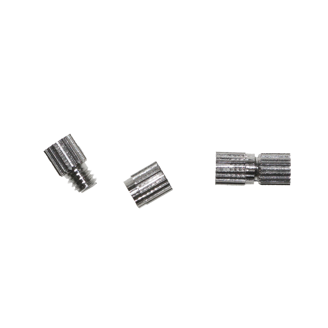 Clasp, Barrel Screw Clasp, Silver, Alloy, 6.5mm x 3mm, Sold Per pkg of 10