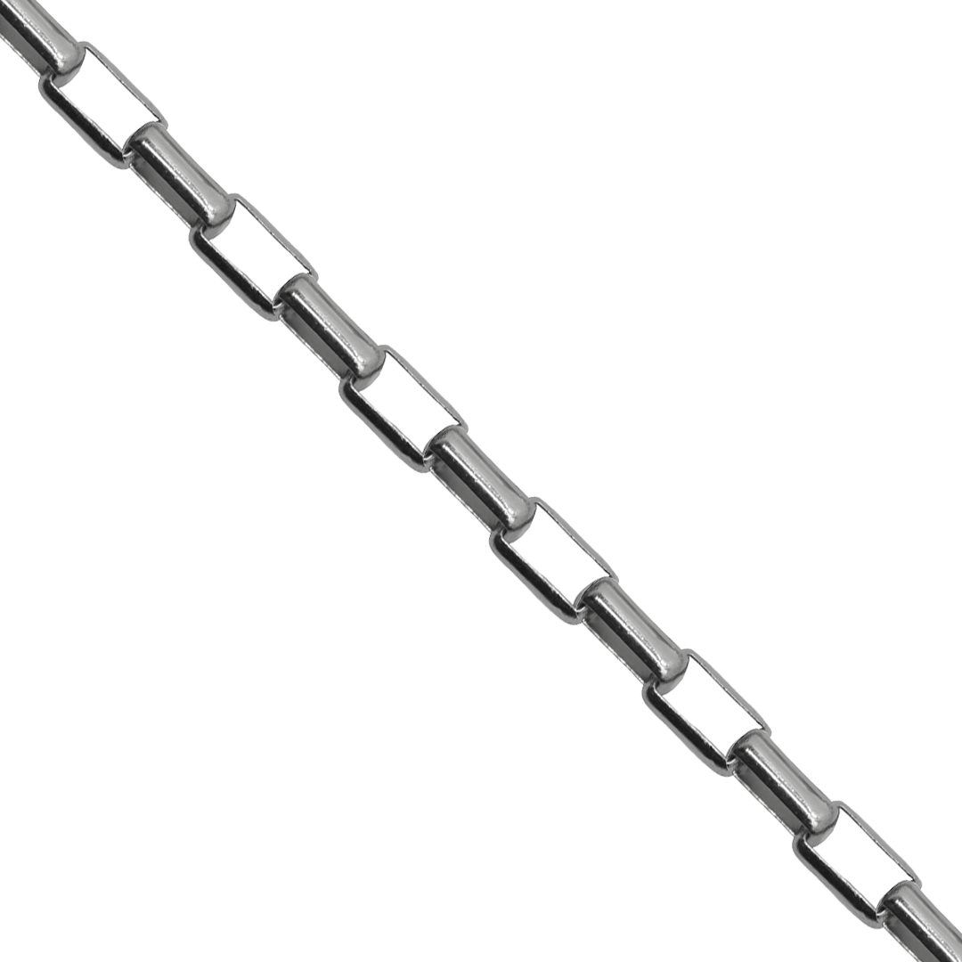 Chains, Stainless Steel, Rectangle Box Chain, Sold per Meter, Available in 2 Sizes