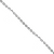 Chain, Cable Chain, 925 Sterling Silver, 15.5" + 2" extension - 1pc