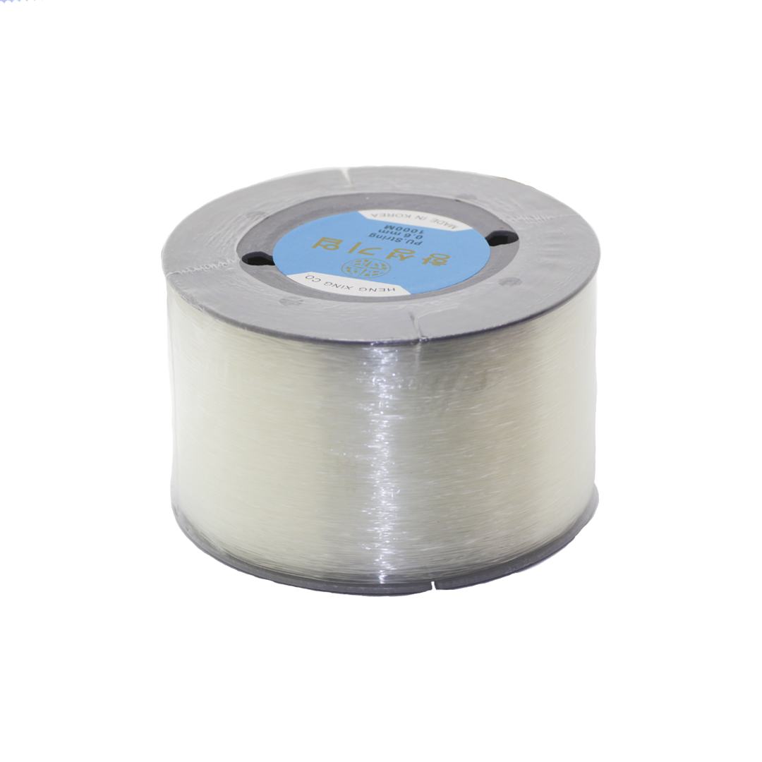 Korean Elastic Bead Cord, Transparent, 0.6mm, 0.8mm, 1.0mm ~ 1000 meters