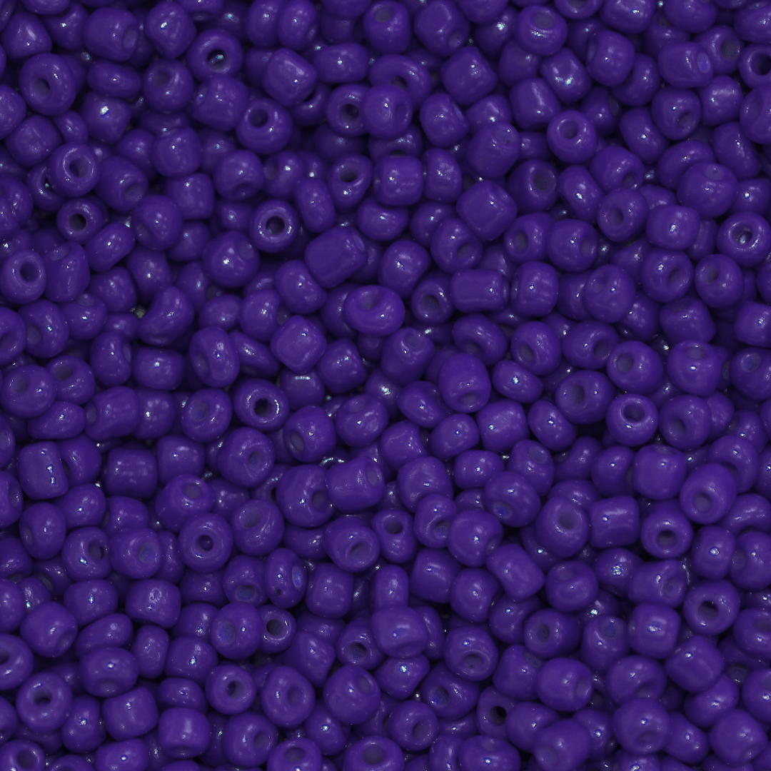 Seed Bead Bulk Bags - 6/0 - Royal Blue Opaque - Approx 448g/6,000pcs