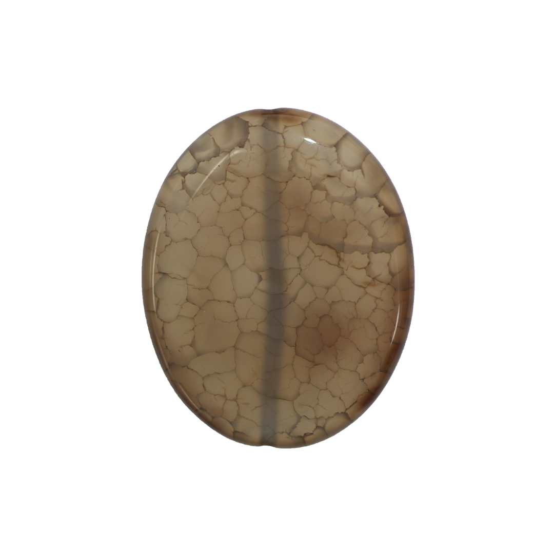 Agate, Oval, Semi-Precious Stone, Approx 50mm x 40mm, Sold Per pkg of 1, Available in Multiple Colours