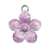 Charm, Flower, Enameled, Alloy, 17mm x 14.5mm x 3mm, Sold Per pkg of 12, Available in Multiple Colours