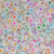 Plastic Beads Bulk Bag, Glow in the Dark, Flat Round with Heart, Mixed Colours, 7mm, Sold Per pkg of Approx 900
