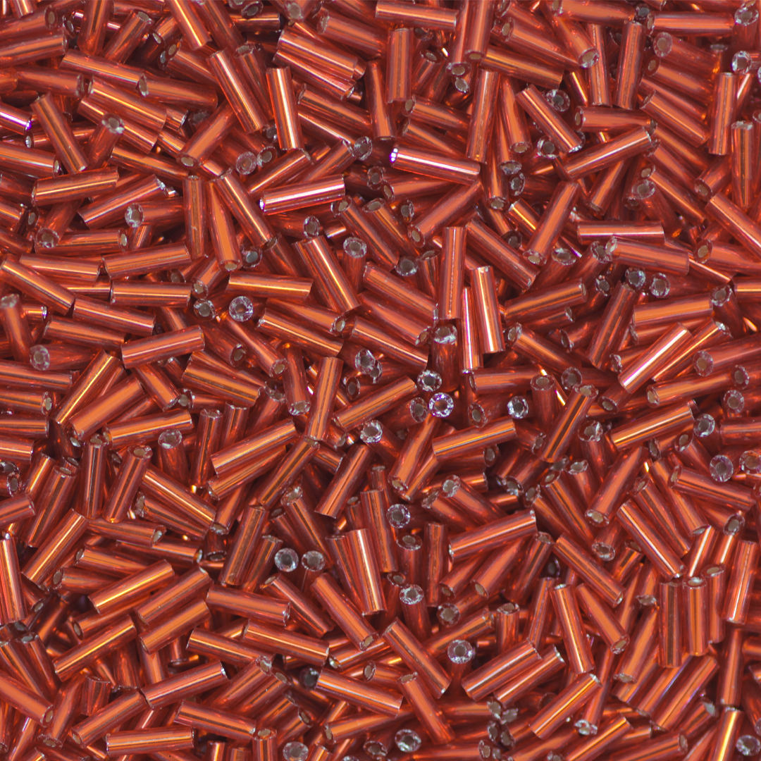 Seed Bead Bulk Bag, Bugle, Size #3, Approx 200 grams/bag, Available in Multiple Colours