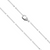 Chains, Curb Chain with Hammered Loop, 16 inches, Alloy, Sold Per pkg of 12, Available in Multiple Colours