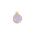 Charm, Asymmetrical Round Smiley, Enameled, 17mm x 13mm x 1mm, Sold Per pkg of 12, Available in Multiple colors