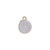 Charm, Asymmetrical Round Smiley, Enameled, 17mm x 13mm x 1mm, Sold Per pkg of 12, Available in Multiple colors