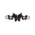 Connector, Butterfly Evil Eye, Enameled, Gold, Alloy, 27.5mm x 9.5mm x 3.5mm, Sold Per pkg of 6, Available in Multiple Colours